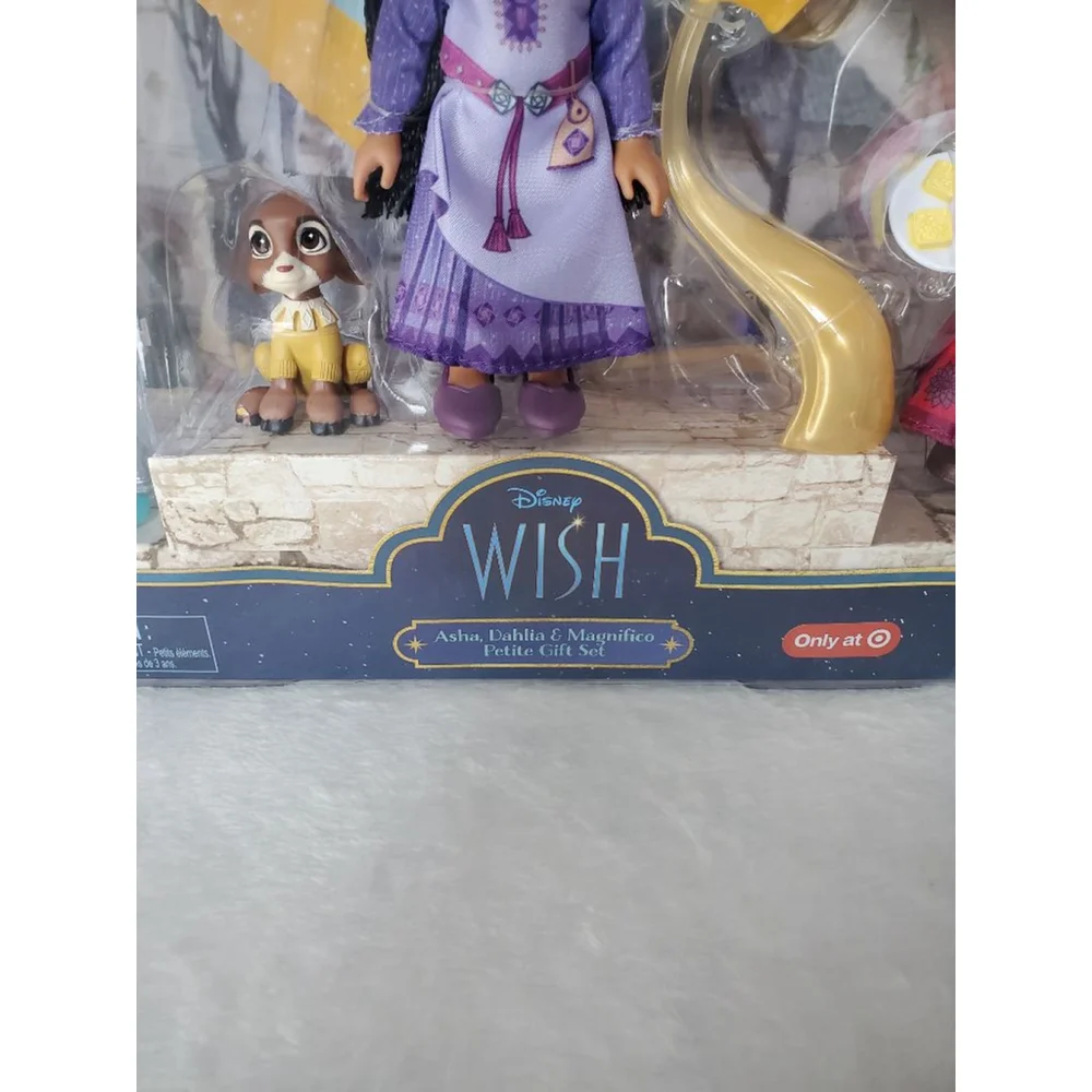 Disney Wish Asha Dahlia & Magnifico Exclusive Petite Doll Gift Set